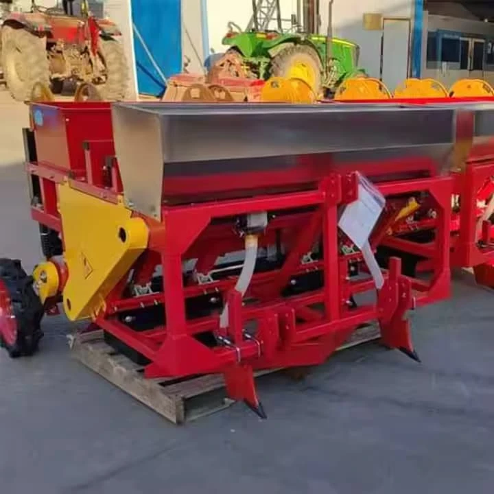 CE Approved Agricultural Garlic Tractor Planter Machine 4 Rows 7Rows 8Rows 10 Rows With Seedling Guide Wheel 90% Labor Saving Automatic Garlic Seeder Planter