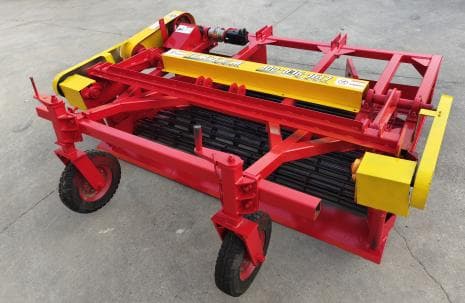 Tagħmir tal-Comapany tal-Fabbrika Ċiniża Awtomatika Għaqqad Qtugħ tal-Għeruq tat-Tewm u Ippakkjar Mahinetractor Gric Harvester Agricultural Machinery Tagħmir